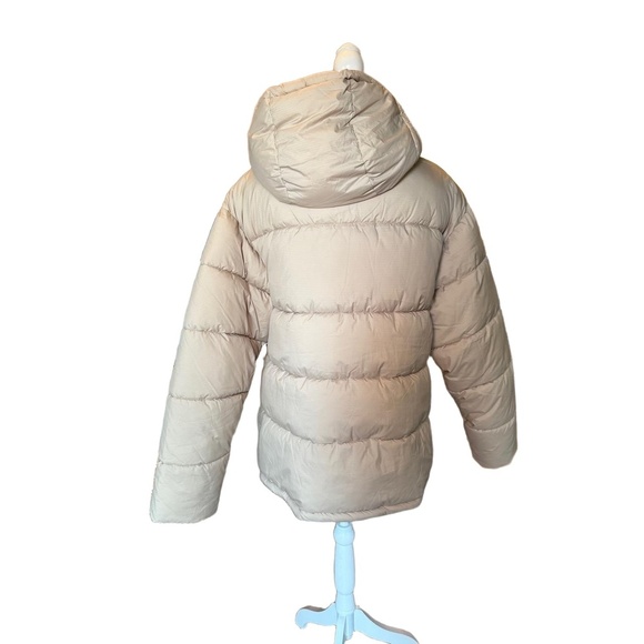 NWT Soulland Mens Oversized S M Beige Hooded Padded Ian Puffer Jacket - Picture 5 of 8